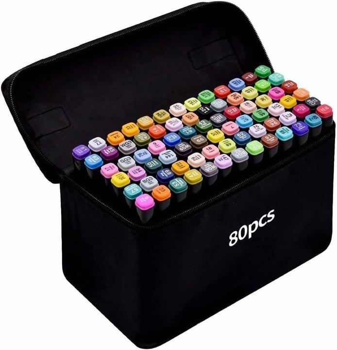 Produktbild Tongfu Shop 80 Farbstifte Marker Set (Mehrfarbig, 80 x)