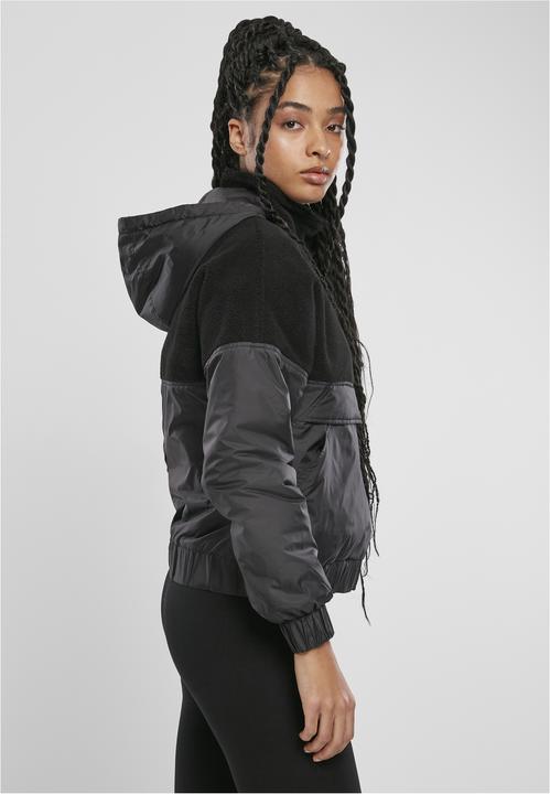 Immagine prodotto Urban Classics Giacca Sherpa Mix Pull Over da donna (XL)