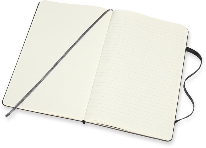 Actual product image Moleskine Notebook Double (13 x 21 cm, Lined, Plain, Hardcover)