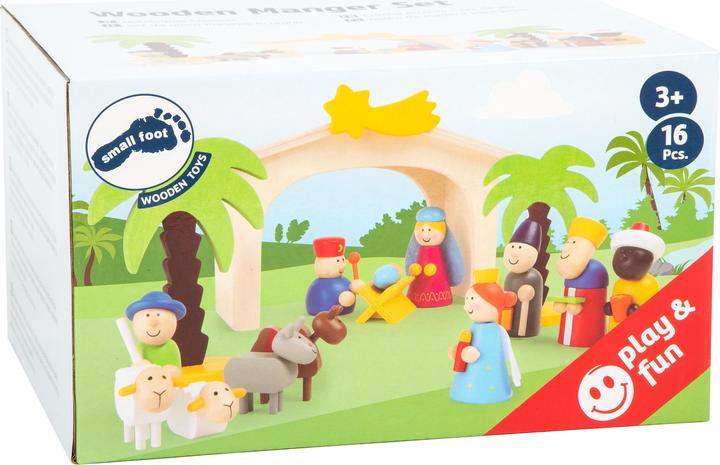 Actual product image small foot Wooden crib
