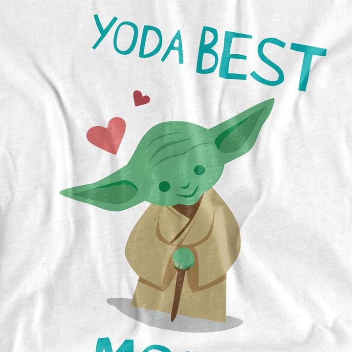 Produktbild Star Wars Yoda Best Mom TShirt Muttertag (XL)