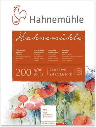 Actual product image Hahnemühle Watercolor block real handmade paper (24 x 32 cm)