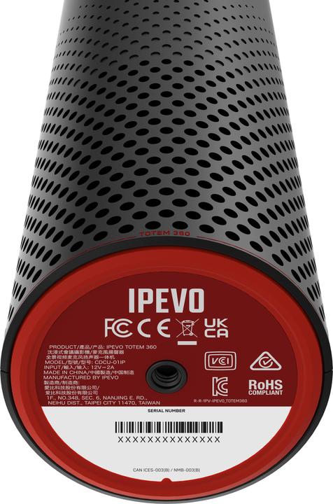 Produktbild Ipevo KFT Konferenzkamera Totem 360 Mikro schwarz