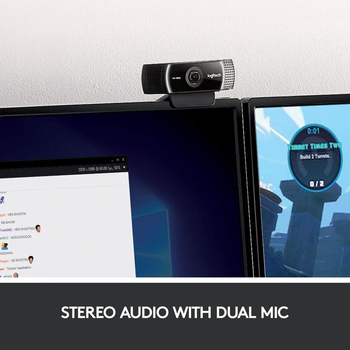 Image du produit Logitech C922 Pro Stream (2 Mpx)