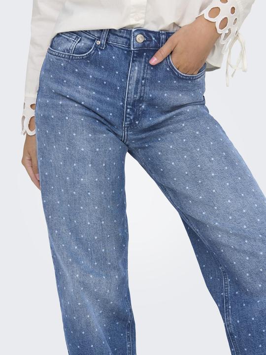 Actual product image Only ONLJUICY Hohe Taille Weiter Beinschnitt Jeans Jeans mit weitem Bein (W30/L32)