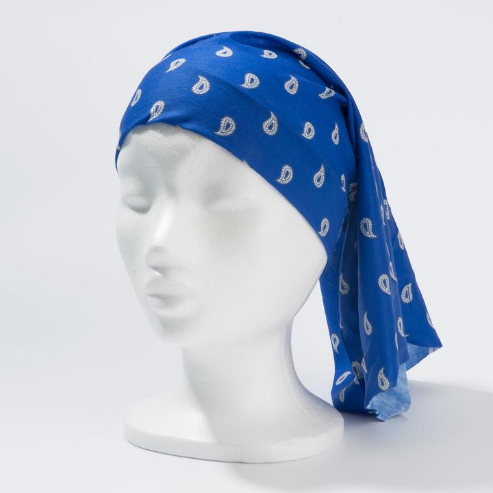 F. Blumer & Cie Glarner Tüechli Tube foulard multifonctionnel polaire fin, marine