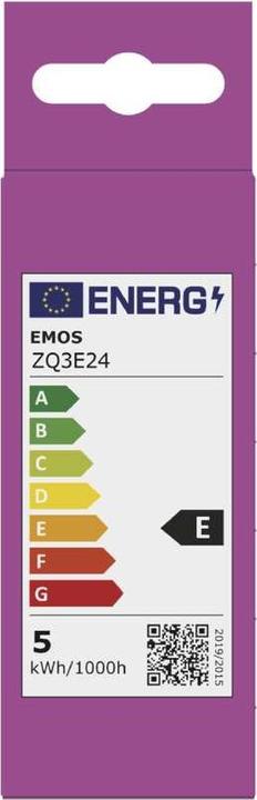 Energie-Label Emos LED Lampe Classic Candle / E14 / 4,2 W (40 W) / 470 lm / Kalt-Weiss (E14, 4.20 W, 470 lm, 1 x, E)