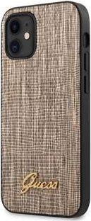 Produktbild Guess iPhone 12 mini 5.4" Lizard Cover Gold (Apple iPhone 12 mini)