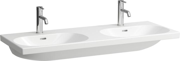Produktbild Laufen Doppelwaschtisch LUA 120x46cm ub o ÜL ÜLK u ge. o HL we LCC (460 mm, 1200 mm)