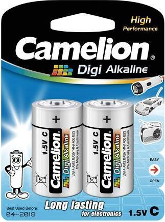 Camelion Battery Digi Alkaline Baby C LR14 (2 pcs.) (2 pcs., C, 8500 mAh)