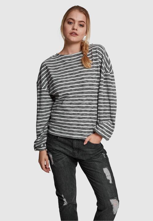 Actual product image Urban Classics Ladies Oversize Stripe Pullover (M)