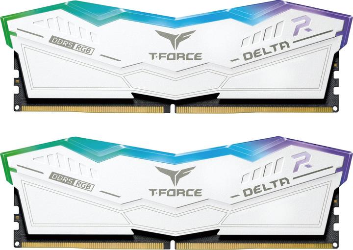 Produktbild Team Group D532GB 6600-34 Delta RGB wh K2 TEM (2 x 16GB, 6600 MHz, DDR5-RAM, DIMM)