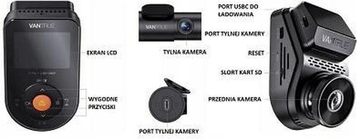 Produktbild Vantrue S1 PRO Sonnet (Eingebautes Display, WLAN, Eingebautes Mikrofon, GPS-Empfänger, HD)