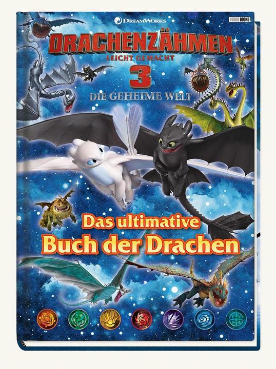 Produktbild Panini Drachenzähmen leicht gemacht 3: Die geheime Welt: Das ultimative Buch der Drachen (Deutsch, Ruth Wöhrmann, Carolin Böttler, 2019)