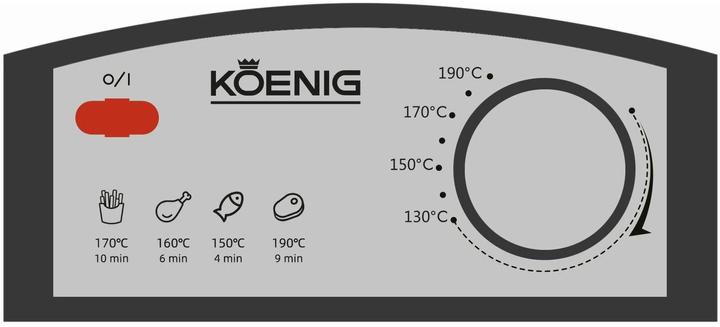 Image du produit Koenig Friteuse à zone froide Inox