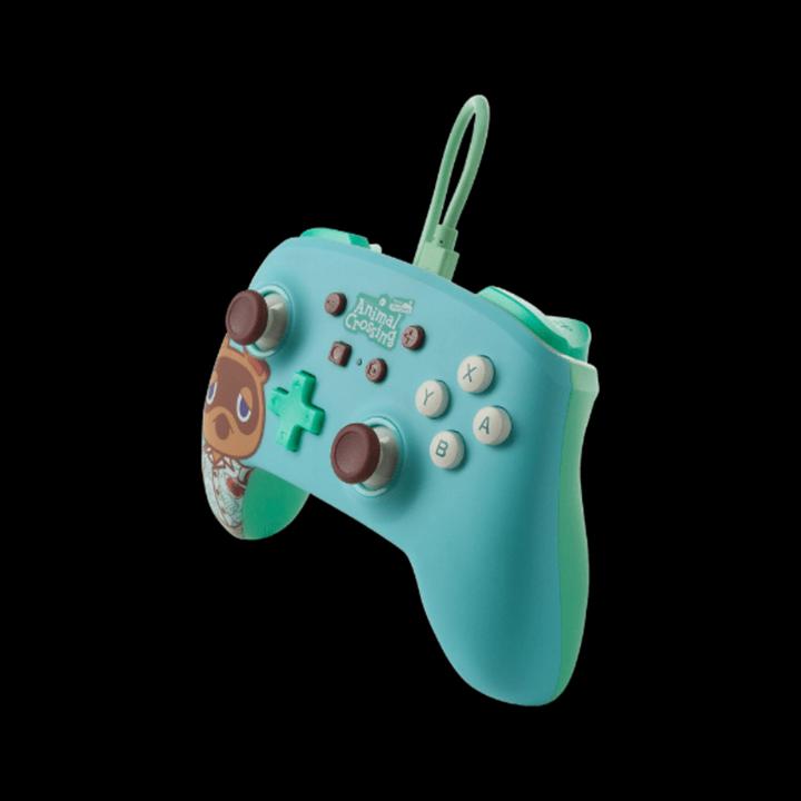Produktbild PowerA Pro Controller con filo - Animal Crossing - Tom Nook (Switch)
