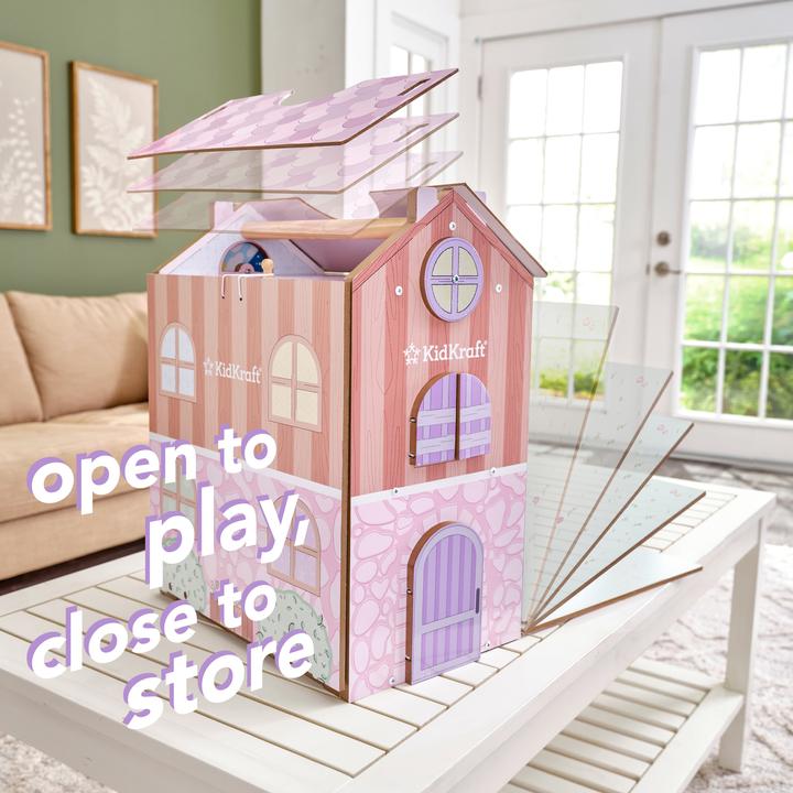 Actual product image KidKraft Play & Store Cottage Dollhouse