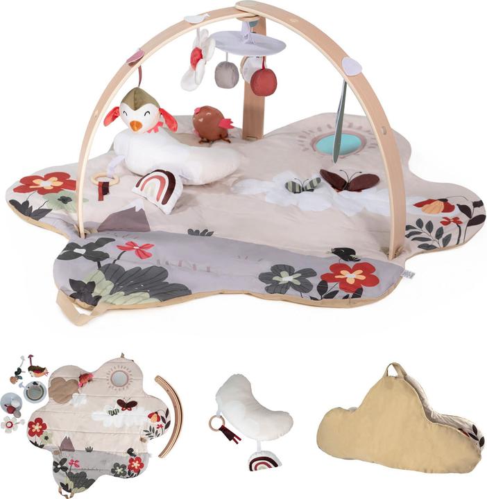 BabyGo Spielmatte Bianca Flowers
