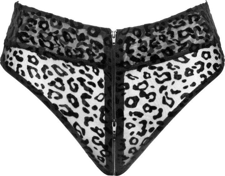 Productafbeelding Noir Handmade Luipaard vlokpanty (M)