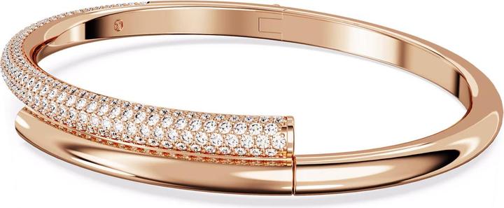 Swarovski Dextera Armreif Magnetischer Verschluss Weiss Roségold (18.50 cm, Swarovski Metall)
