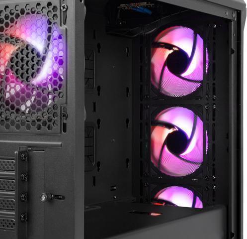 Immagine prodotto Genesis Case per PC IRID 503 ARGB, Micro Tower, 2xUSB 2.0, 2x jack, 1xUSB 3.0, nero (Mini-ITX)