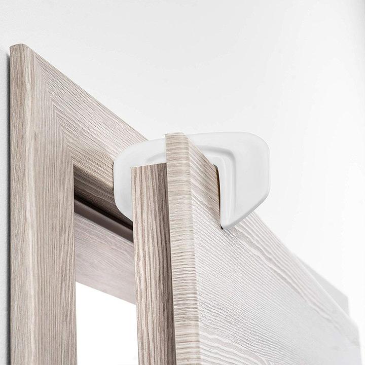 Image du produit Coona Butoirs de porte et anti-pince-doigts Lot de 3 - blanc Sécurité enfants