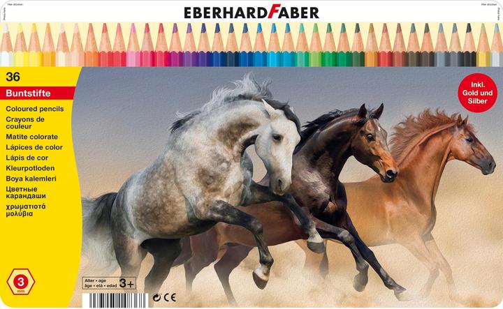 Actual product image EberhardFaber Crayons Hexagonal (Multicoloured, 36 x)