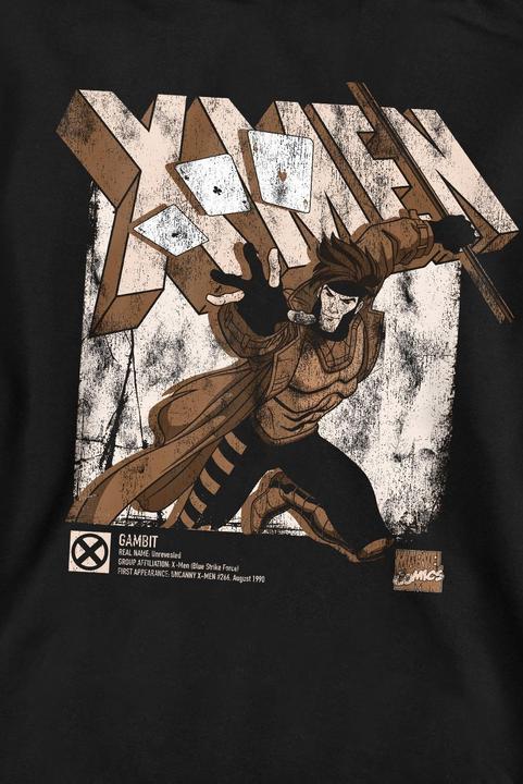 Actual product image Unisex Adult X-Men Gambit Infographic Sweatshirt (L)