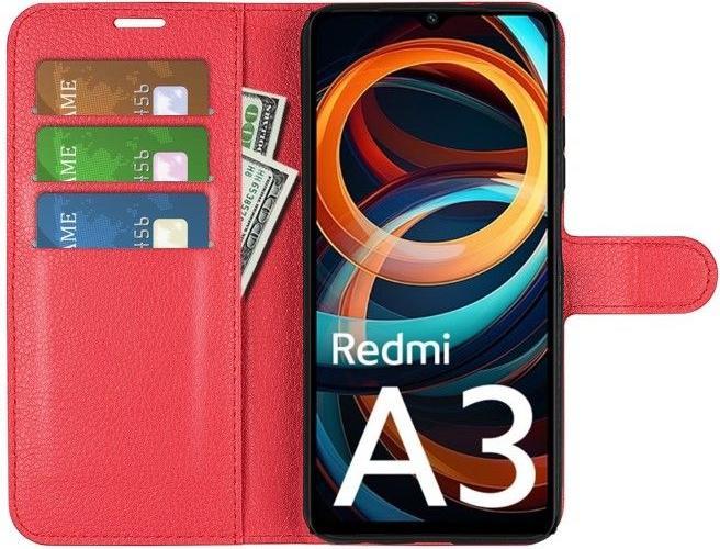 Produktbild MU Classic Litchi Leder Bookcover Series (Xiaomi Redmi A3)