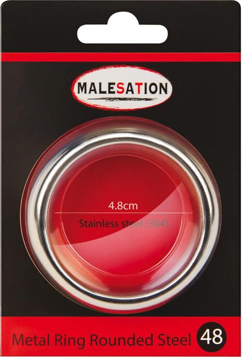 Produktbild Malesation Metal Ring Rounded Steel (4.80 cm)