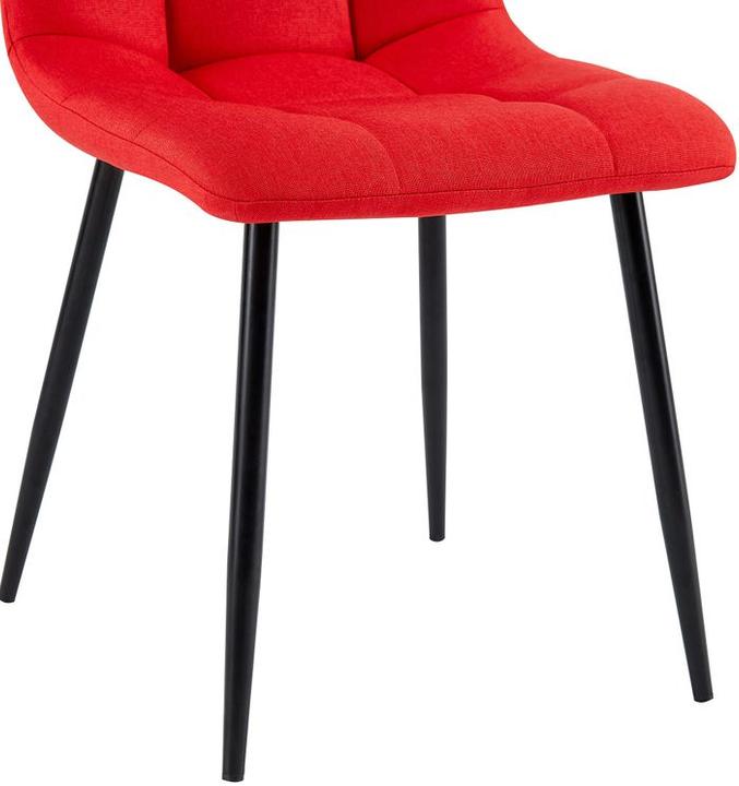 Image du produit Swisshandel24 Set de 4 chaises Antibes Tissu