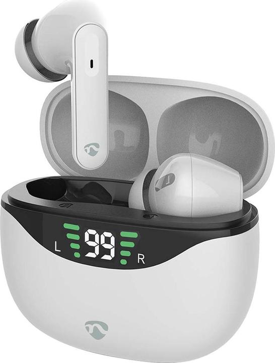 Nedis Vollständig drahtlose Kopfhörer - ANC (Active noice Cancelling) - Bluetooth - max. Batteriespi (ANC, 30 h, Kabellos)
