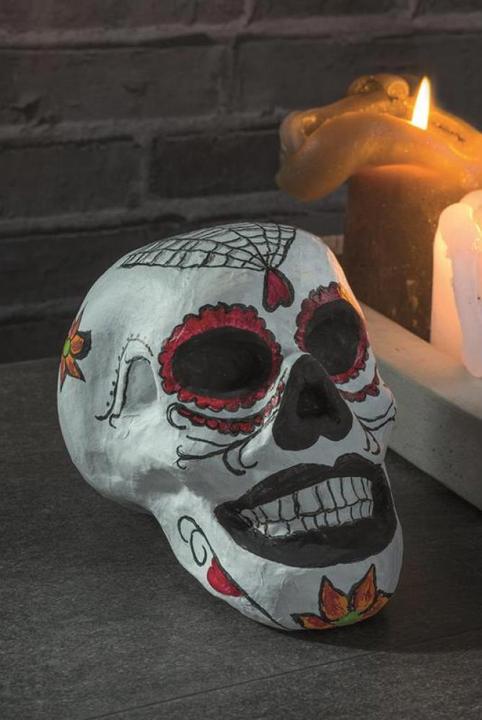 Actual product image Décopatch Cardboard skull 15,5x10,5x12cm
