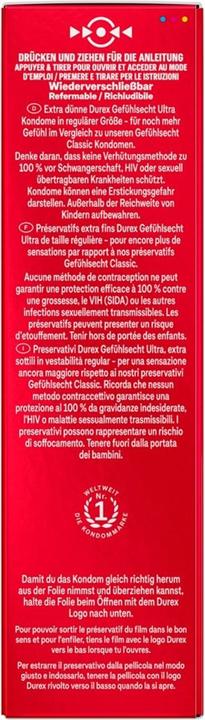 Produktbild Durex Gefühlsecht Ultra (8 Stk.)