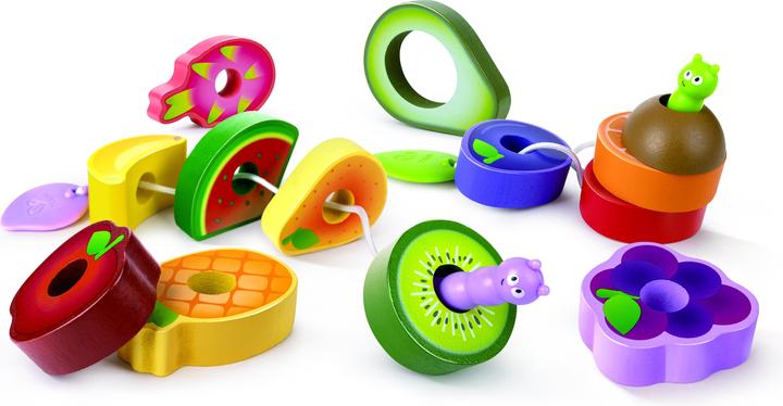 Hape Set de fruits des chenilles gourmandes