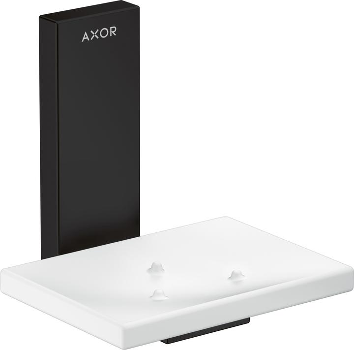 hansgrohe AXOR Universal Rectangular Seifenschale, Metall, Ablage Glas, 42605