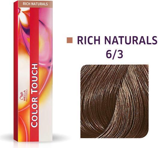 Produktbild Wella Color Touch Rich Naturals (6/3 dunkelblond gold)