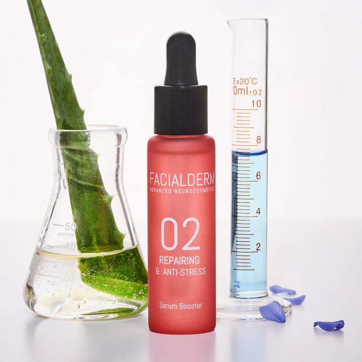 Actual product image Facialderm 02 Serum Booster Repair & A stress (30 ml)