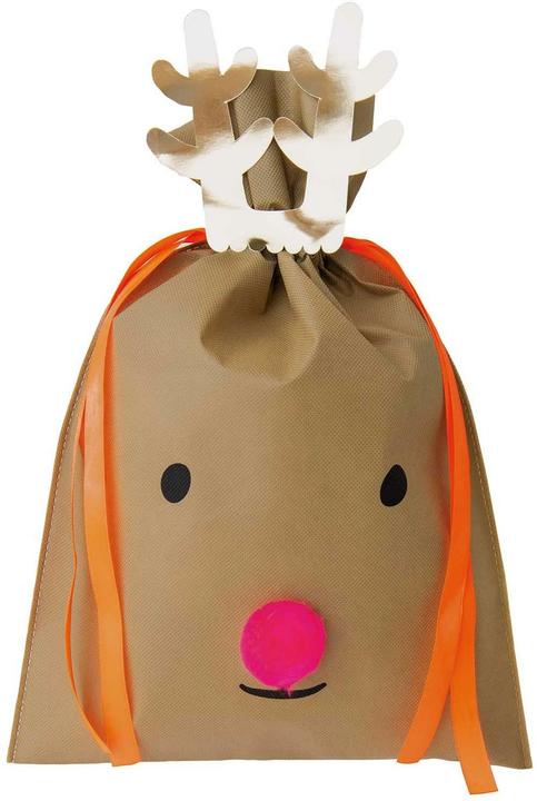 Image du produit Rico Design Pochette cadeau renne 30 x 45 cm, brun foncé (Pochette cadeau, 1 x)