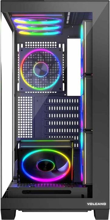 Produktbild Modecom Computergehäuse VOLCANO STELLAR ARGB MIDI 8F (mATX, Mini-ITX, ATX)