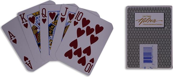 Actual product image Casinoshop Playing cards Hilton Las Vegas