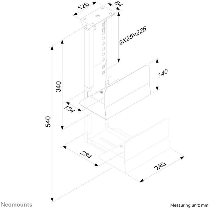 Image du produit Neomounts Support de bureau pour PC