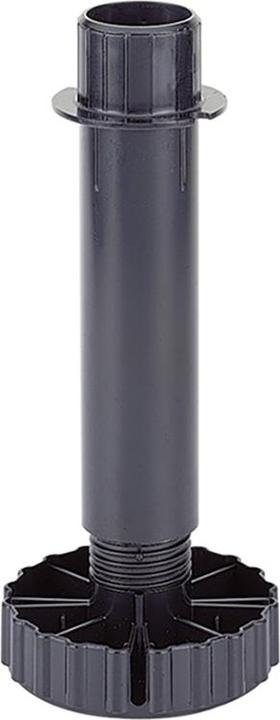 Hettich Plinth adjustment foot Correct plastic black 50 mm Adjustment range -6/+30 mm