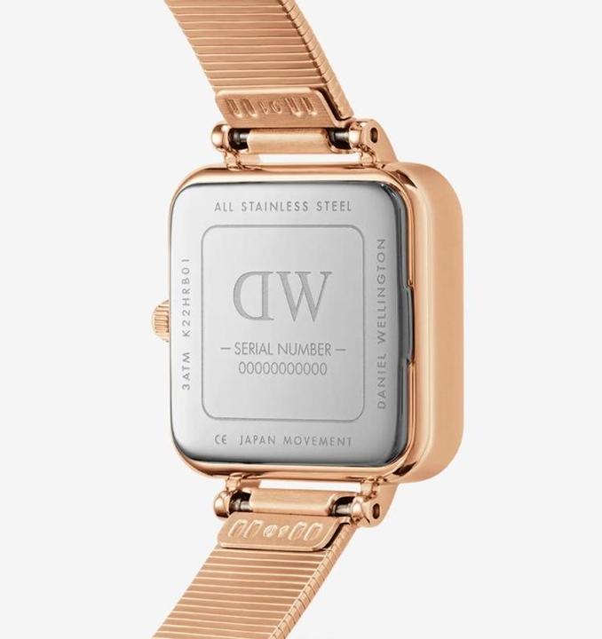Immagine prodotto Daniel Wellington Quadro Studio oro rosa nero (Orologio da polso analogico, 22 mm)