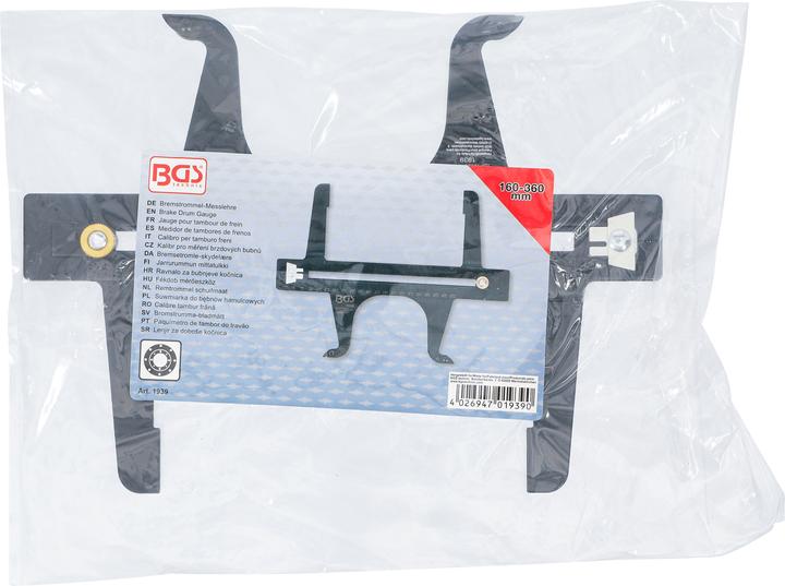 Actual product image BGS Brake Drum Gauge | 160 - 360 mm (Rear brake, Brake kit)