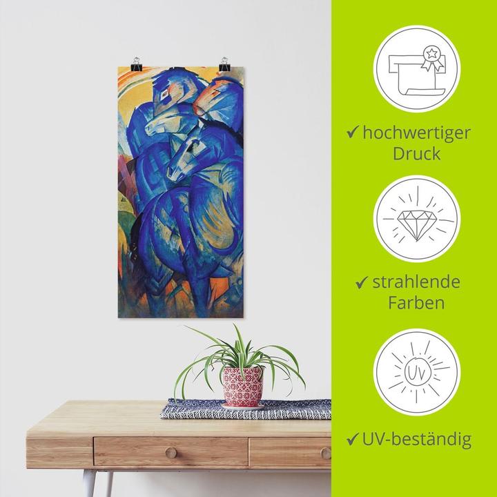Produktbild Artland Turm der blauen Pferde. 1913 T7IL (20 x 40 cm)