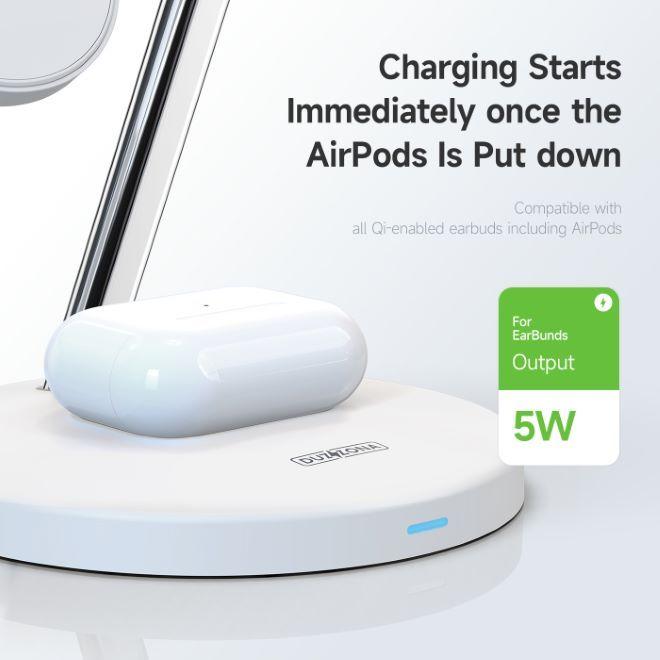 Actual product image Duzzona Wireless Charger W9 3 in 1 (15 W)