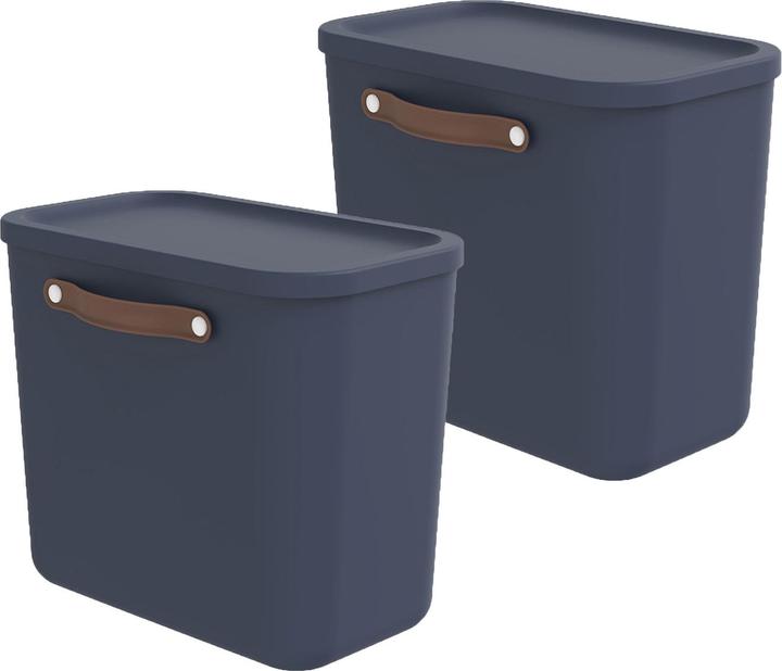 Actual product image Rotho Set of 2 storage boxes Maloja 25l (25 l)