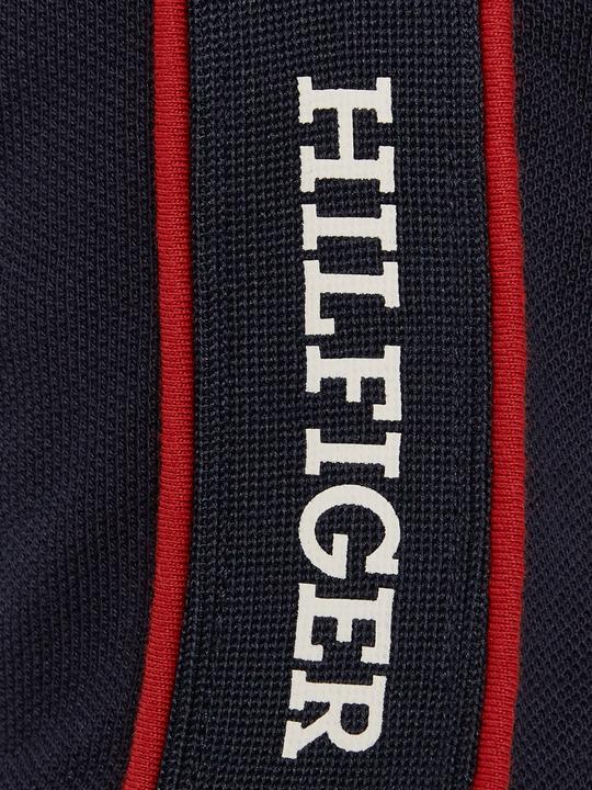 Actual product image Tommy Hilfiger Kids Monotype Tape Polo - Boys - Blauw - 14 jaar