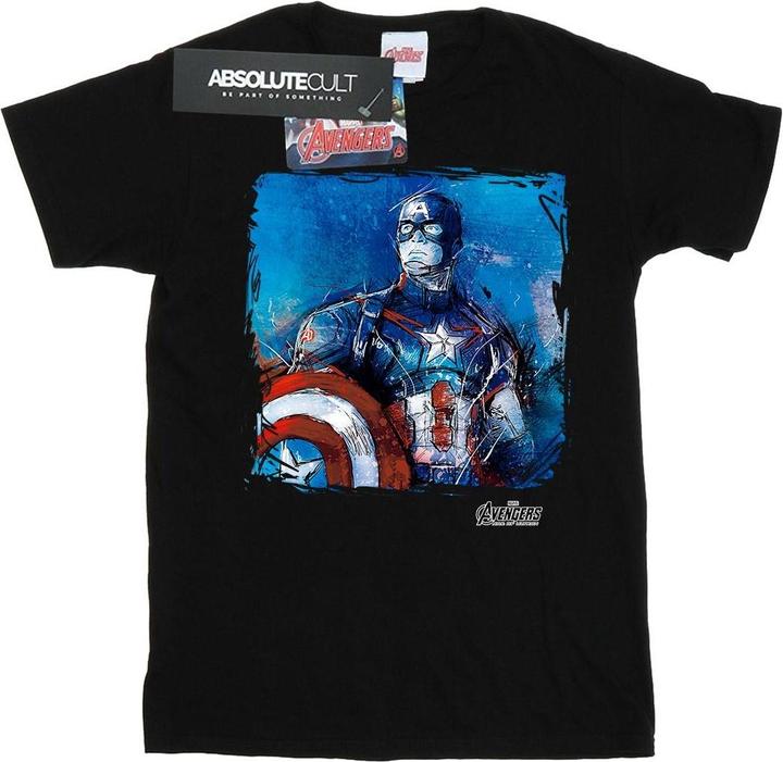 Captain America Art TShirt (XL)